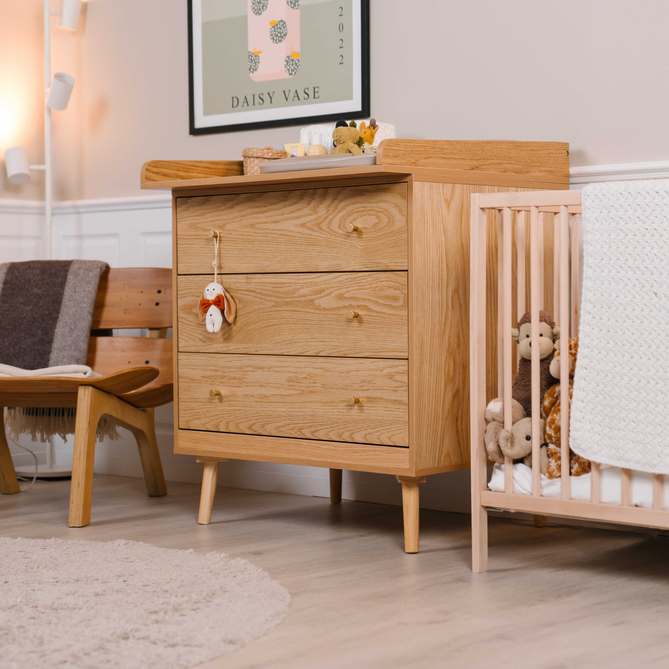 Babynohr Puslebord Med Skuffer Babynohr