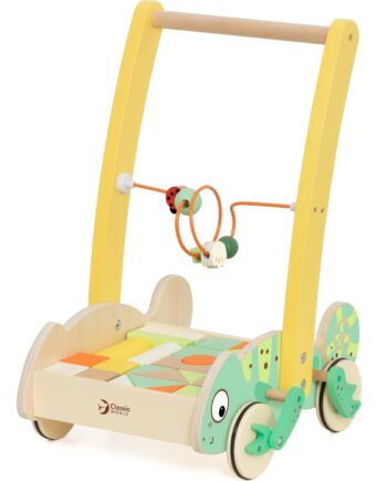 Classic Træ Gåvogn Med Klodser Kamæleon Fra 6927049015366