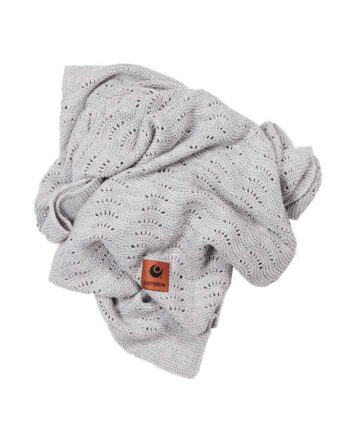 Easygrow Grandma Wave Tæppe Grey Melange 7090019969415