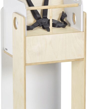Højstol Til Baby Småbørn Kave Home Nuun Læringstårn Udviklingsstol Krydsfiner Natur H92xb38xl38 8433840638751