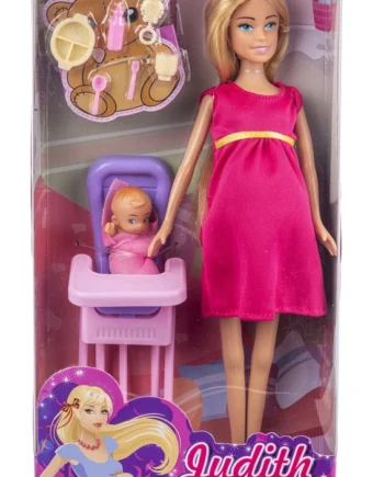 Judith Gravid Dukke Tilbehør Ass 5701719611529