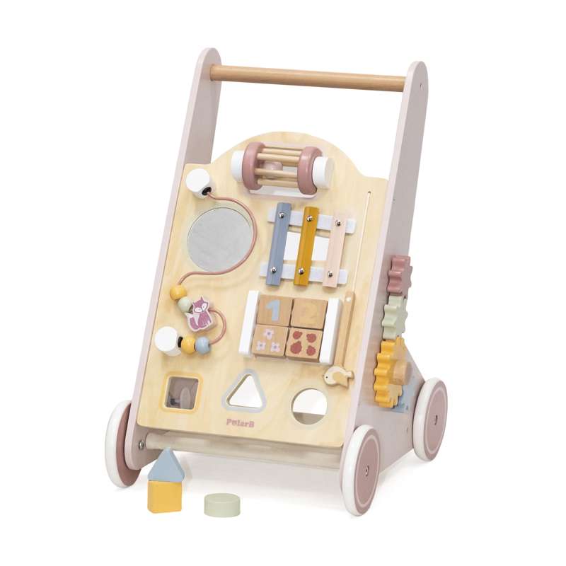 Kid Gåvogn Aktivitetslegetøj Rosa 6971608442599