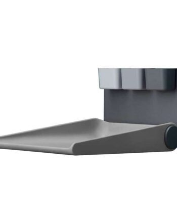 Leander Wally Væghængt Puslebord Dusty Grey 5707770601738