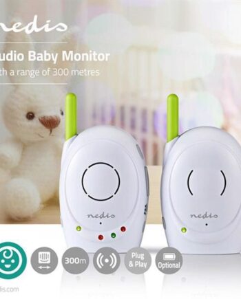 Nedis Babyalarm Talk Backfunktion Grøn Hvid 5412810268528